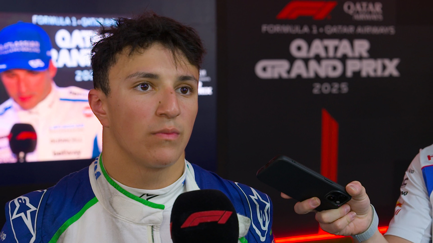 ‘The front wing broke’ – Hadjar explains his late puncture in Qatar
