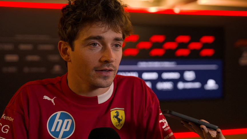 Sharing a track with his brother ‘the only positive of today’ for Leclerc