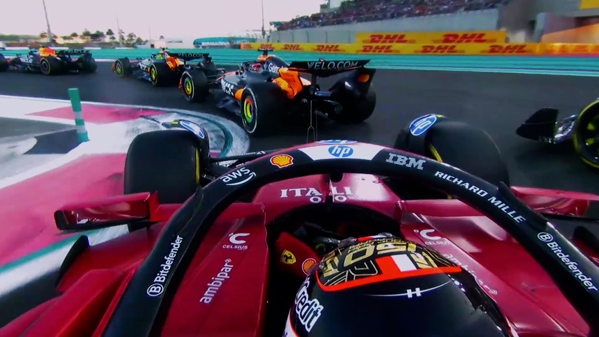 2025 Abu Dhabi Grand Prix: Best race start onboards